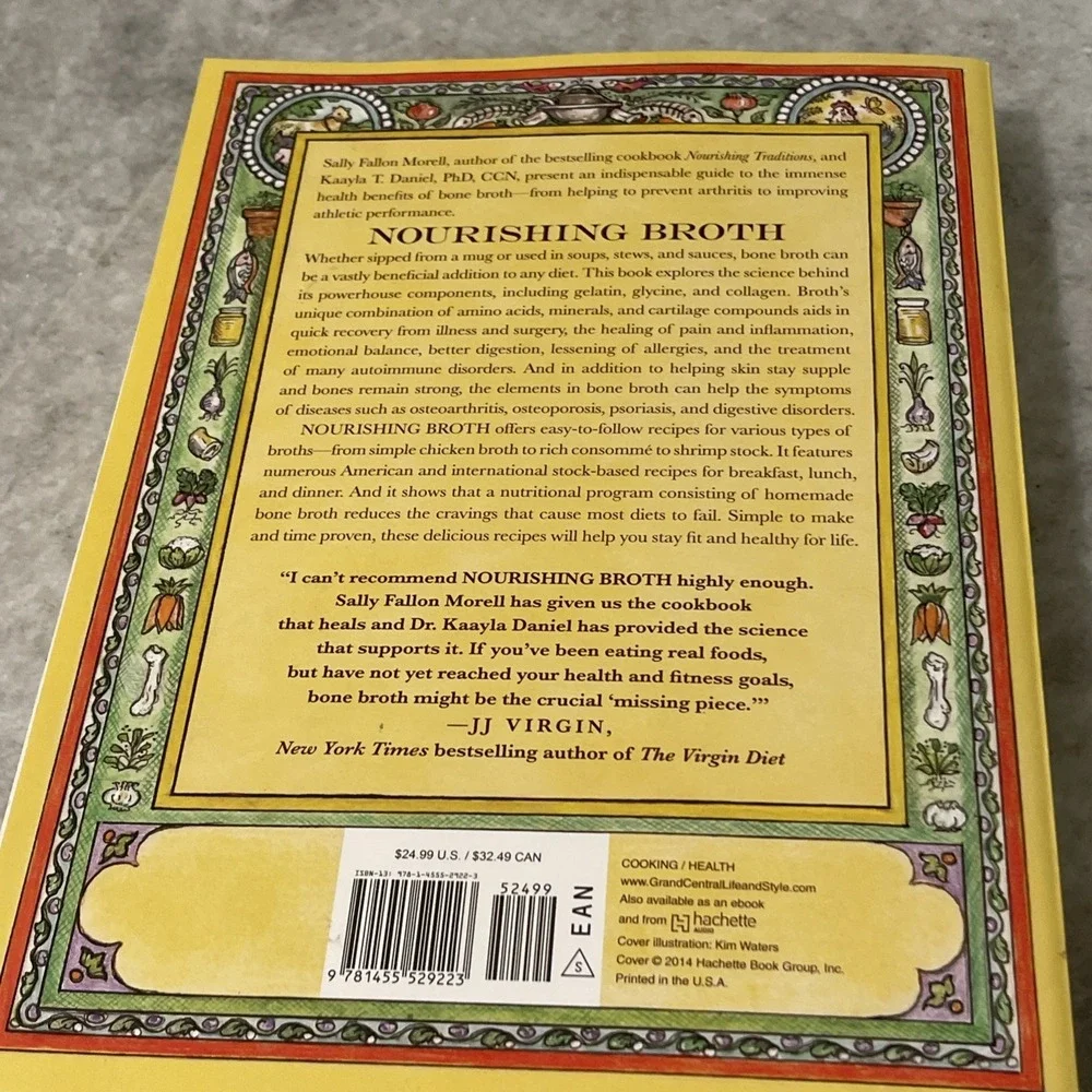 Nourishing Broth Cookbook An Old Fashioned Remedy for Modern World Fallon Morell